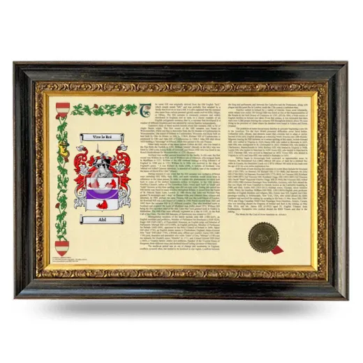 Abl Armorial Landscape Framed - Heirloom