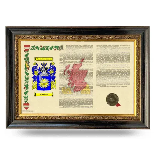 Abraham Armorial Landscape Framed - Heirloom