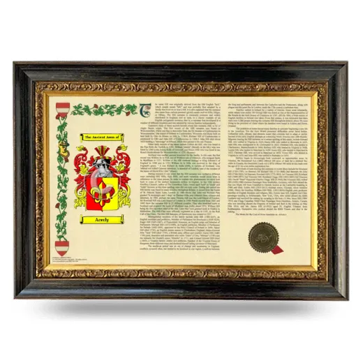 Acerly Armorial Landscape Framed - Heirloom