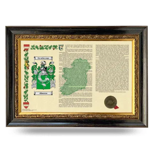 Ahearne Armorial Landscape Framed - Heirloom