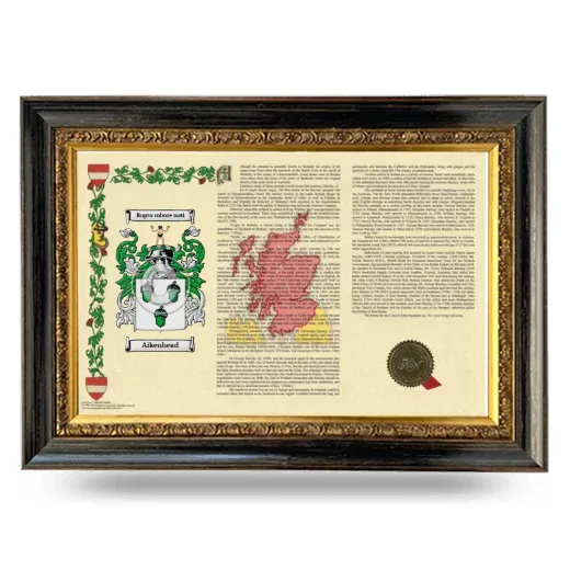 Aikenhead Armorial Landscape Framed - Heirloom