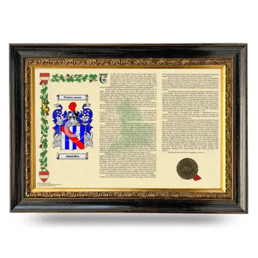 Annisley Armorial Landscape Framed - Heirloom