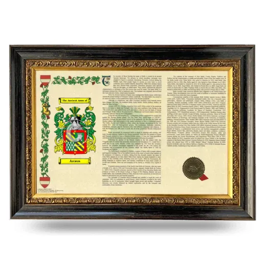 Arceos Armorial Landscape Framed - Heirloom