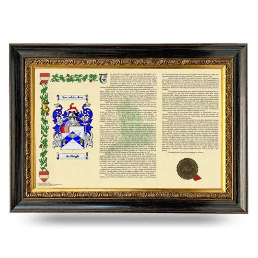 Ardleigh Armorial Landscape Framed - Heirloom