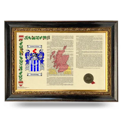 Armstrong Armorial Landscape Framed - Heirloom