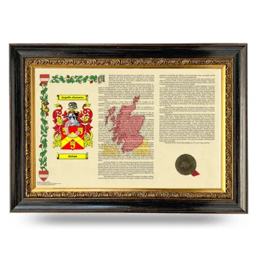 Artan Armorial Landscape Framed - Heirloom
