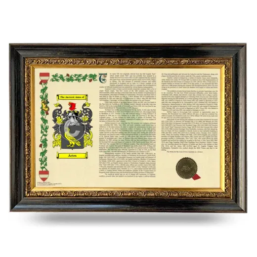 Artes Armorial Landscape Framed - Heirloom