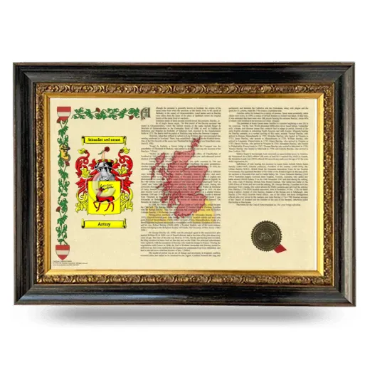 Artny Armorial Landscape Framed - Heirloom