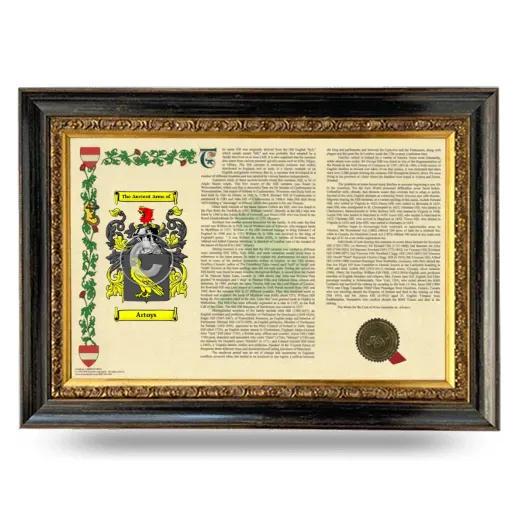 Artoys Armorial Landscape Framed - Heirloom