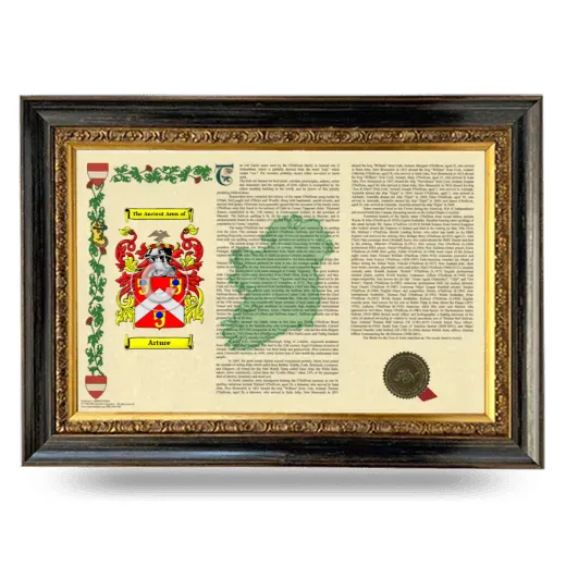 Arture Armorial Landscape Framed - Heirloom