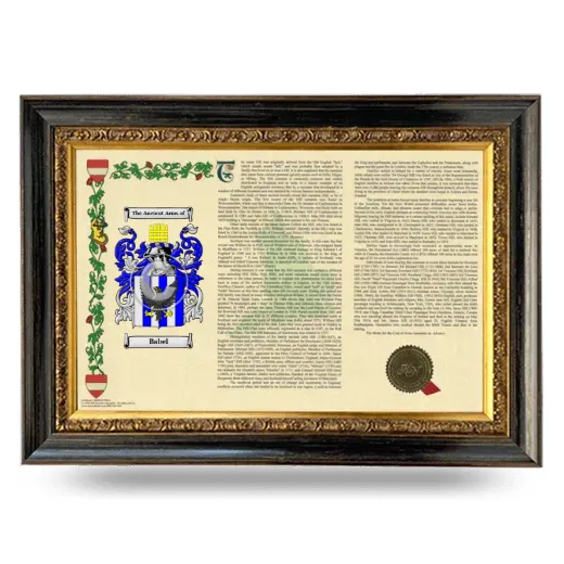 Babel Armorial Landscape Framed - Heirloom
