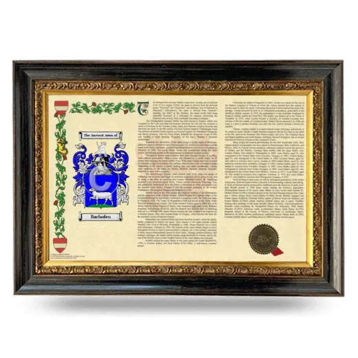 Bachofen Armorial Landscape Framed - Heirloom