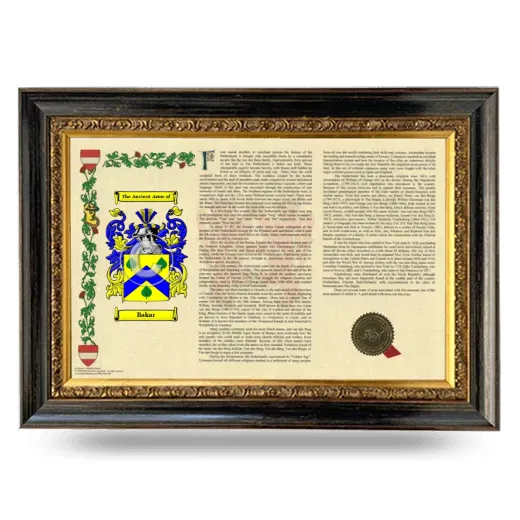 Bakar Armorial Landscape Framed - Heirloom