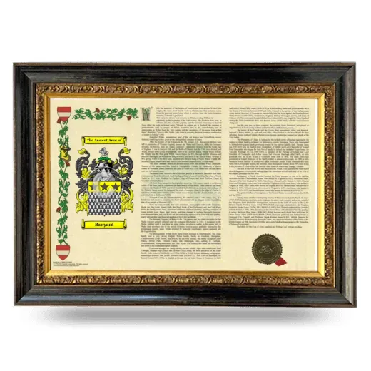 Banyard Armorial Landscape Framed - Heirloom