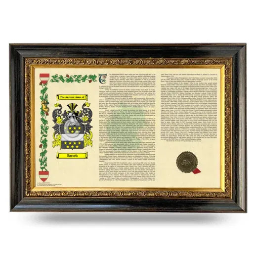 Barsch Armorial Landscape Framed - Heirloom