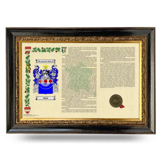 Batie Armorial Landscape Framed - Heirloom