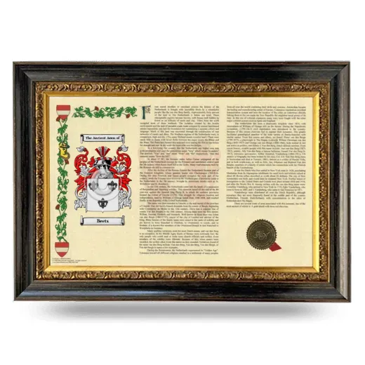Beets Armorial Landscape Framed - Heirloom