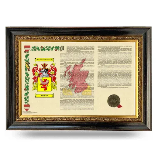 Bellham Armorial Landscape Framed - Heirloom