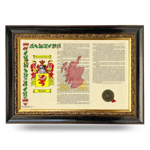 Belmant Armorial Landscape Framed - Heirloom