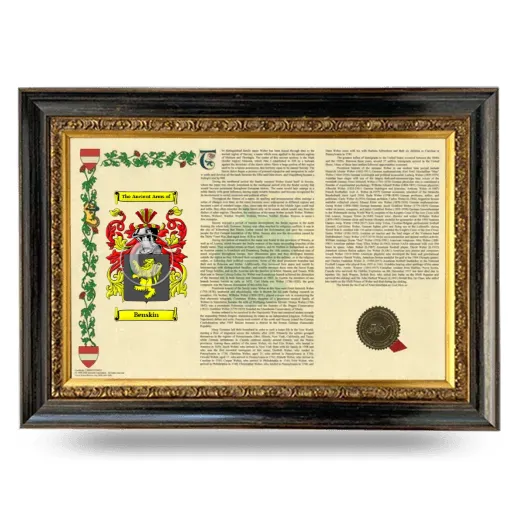 Benskin Armorial Landscape Framed - Heirloom