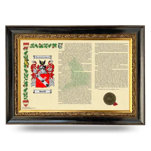 Bessell Armorial Landscape Framed - Heirloom