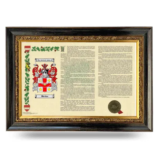 Blevins Armorial Landscape Framed - Heirloom