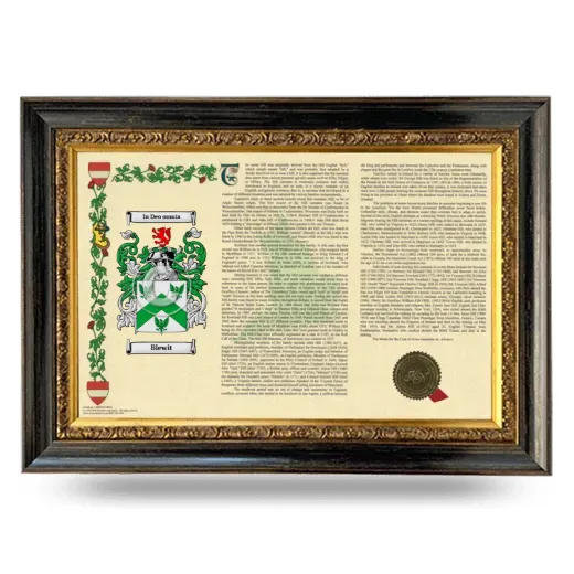 Blewit Armorial Landscape Framed - Heirloom