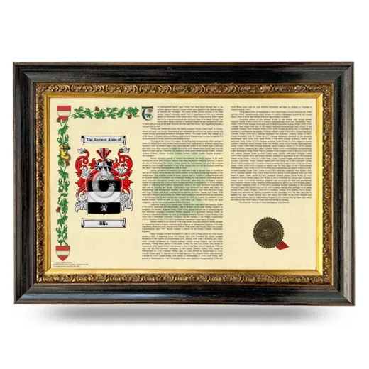 Blik Armorial Landscape Framed - Heirloom