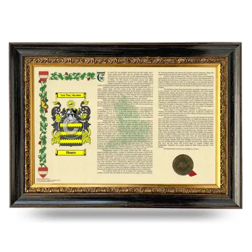 Blonte Armorial Landscape Framed - Heirloom