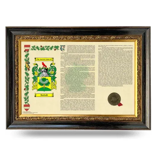 Bocholt Armorial Landscape Framed - Heirloom