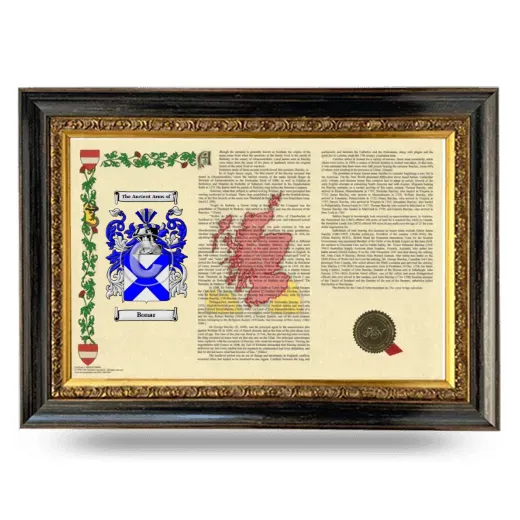 Bonar Armorial Landscape Framed - Heirloom