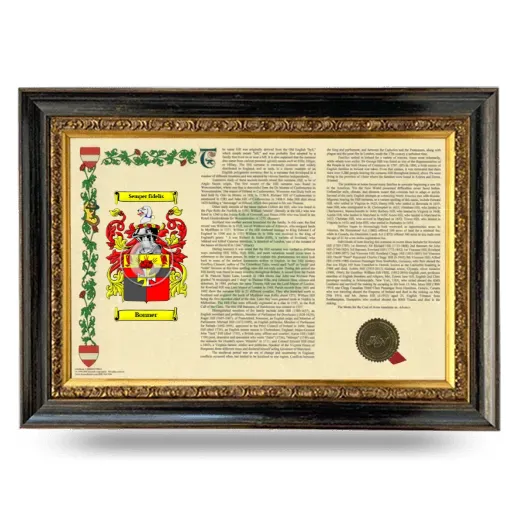 Bonner Armorial Landscape Framed - Heirloom