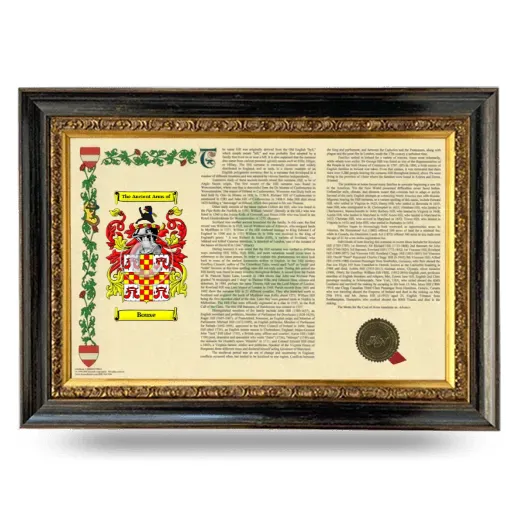 Bouse Armorial Landscape Framed - Heirloom