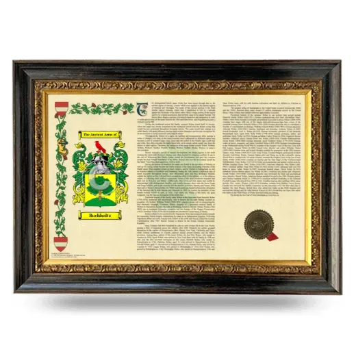 Buchholtz Armorial Landscape Framed - Heirloom