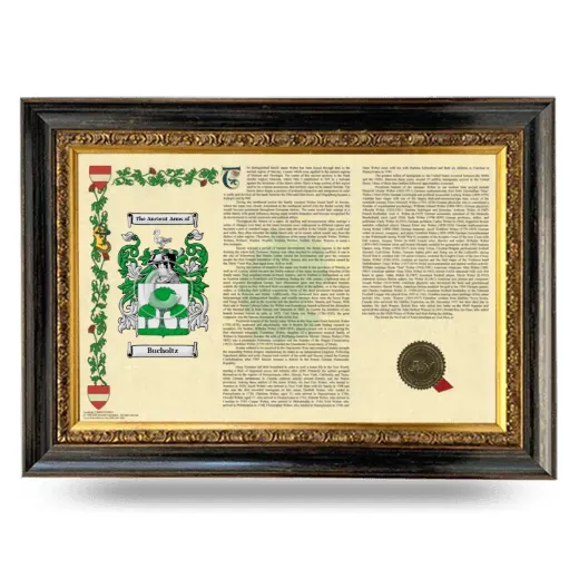 Bucholtz Armorial Landscape Framed - Heirloom