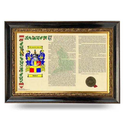 Buford Armorial Landscape Framed - Heirloom