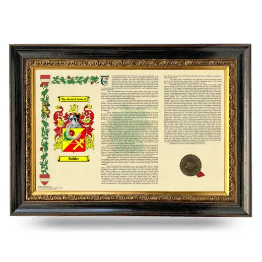 Buhler Armorial Landscape Framed - Heirloom