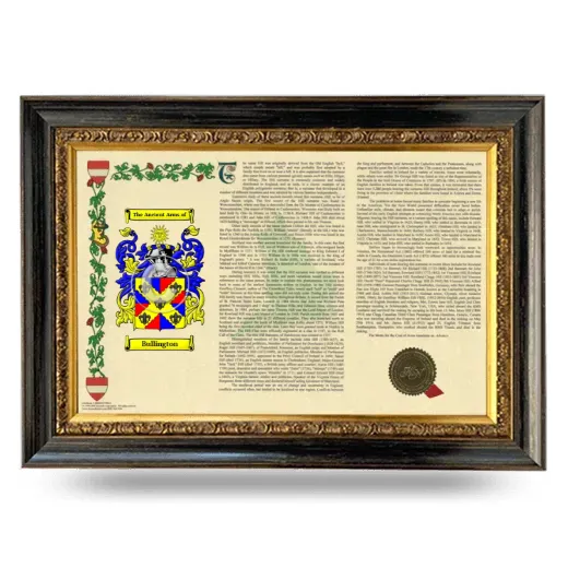 Bullington Armorial Landscape Framed - Heirloom