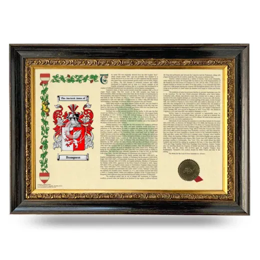 Bumpass Armorial Landscape Framed - Heirloom