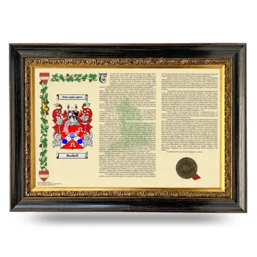 Bushell Armorial Landscape Framed - Heirloom