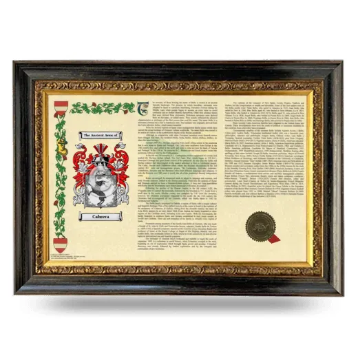 Cabrera Armorial Landscape Framed - Heirloom