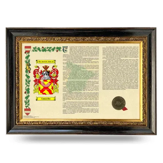 Camacho Armorial Landscape Framed - Heirloom