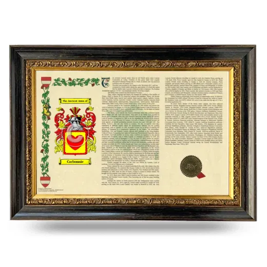 Carbonnie Armorial Landscape Framed - Heirloom