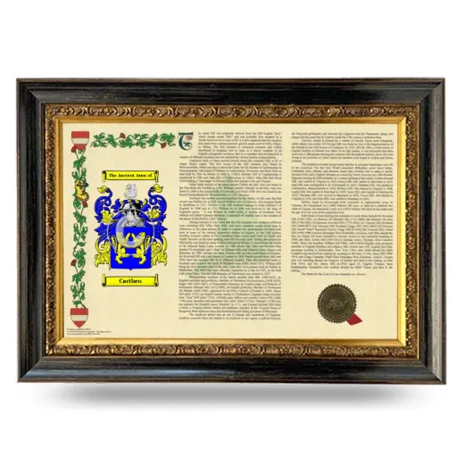 Carthen Armorial Landscape Framed - Heirloom