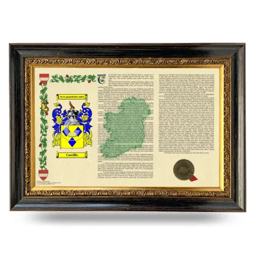 Castillo Armorial Landscape Framed - Heirloom
