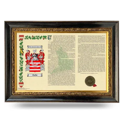 Chalke Armorial Landscape Framed - Heirloom
