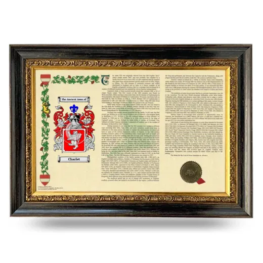 Charlet Armorial Landscape Framed - Heirloom