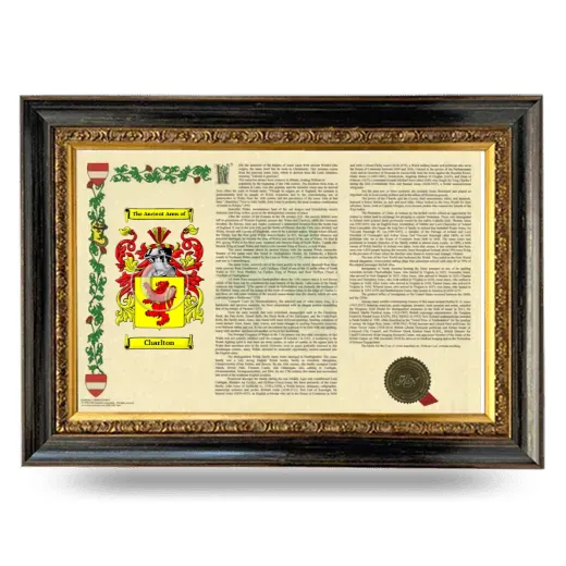 Charlton Armorial Landscape Framed - Heirloom
