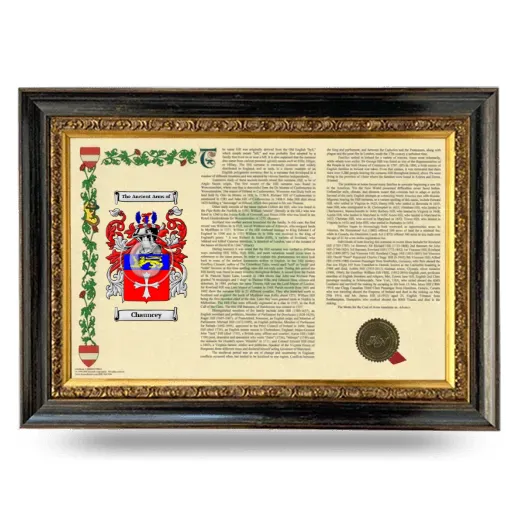 Chauncey Armorial Landscape Framed - Heirloom