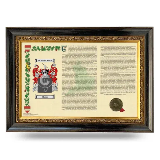 Chone Armorial Landscape Framed - Heirloom